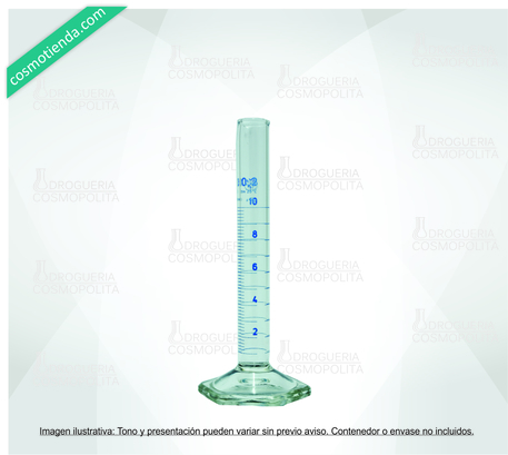 PROBETA  VIDRIO 10 ML.  [   1 pza]