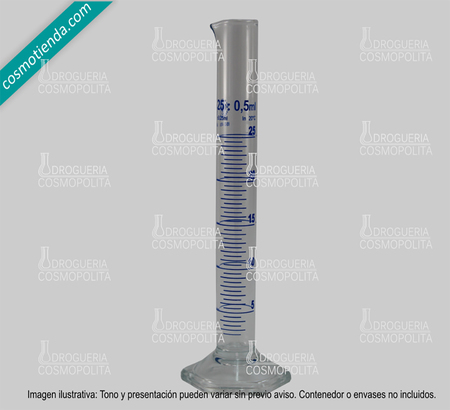 PROBETA  VIDRIO 25 ML.  [   1 pza]