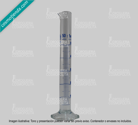 PROBETA  VIDRIO 50 ML.  [   1 pza]